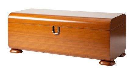 Isolated Wooden Box