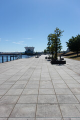 Vibrant Japanese cityscape.
