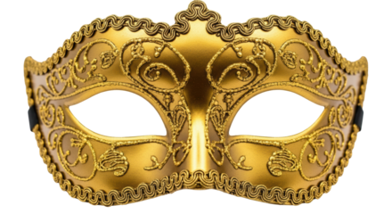 Isolated Venetian Mask
