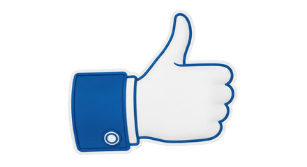 Fototapeta premium Isolated Thumbs Up Hand