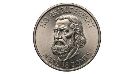 Isolated Coin with Face