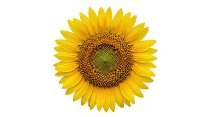 Isolated sunflower