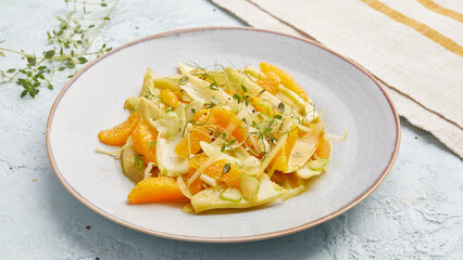 Fennel and orange salad