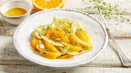 Fennel and orange salad