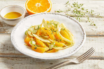 Fennel and orange salad