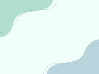 シンプルな流体シェイプ背景