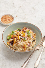 Buckwheat risotto