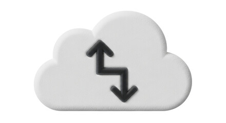 Isolated Cloud with Arrows