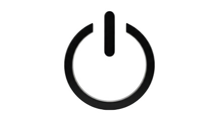 Isolated Power Button Symbol