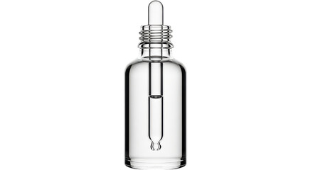 Isolated Glass Dropper Bottle