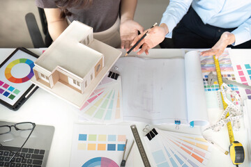 Design Planning with Color Samples and Models