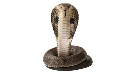 Isolated Cobra Snake