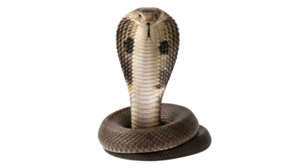 Isolated Cobra Snake