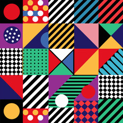 Fototapeta premium “Seamless Maximalist 90s Neon Tiger and Zebra Animal Print Vector Pattern”