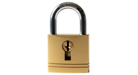 Isolated Padlock