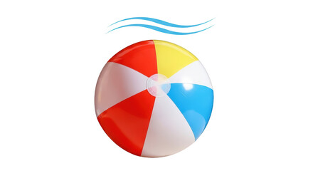 Isolated Beach Ball