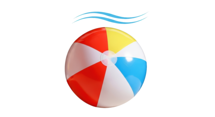 Isolated Beach Ball