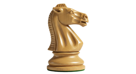 Isolated Knight Chess Piece