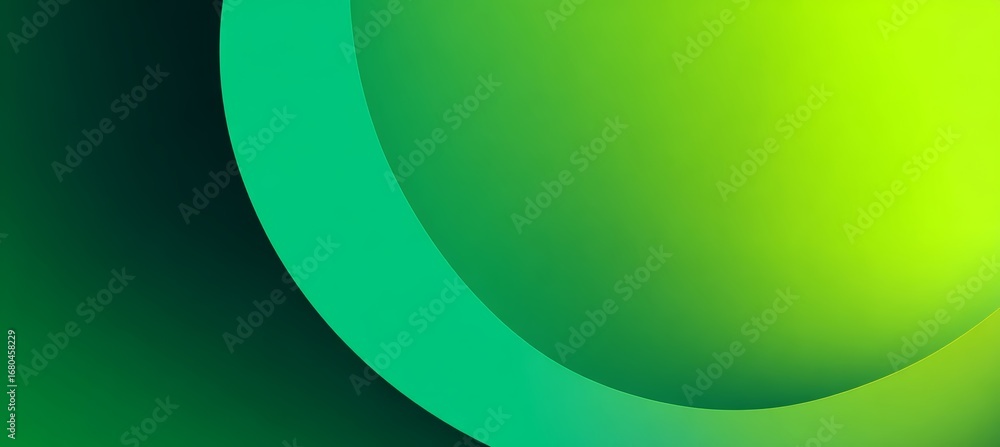 Poster modern green color dynamic gradient texture background. generative ai technology.