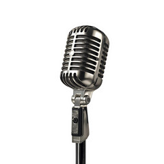 microphone isolated on white Transparent Background