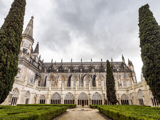 Obraz premium The Monastery of Batalha is a Dominican convent in the civil parish of Batalha, Portugal