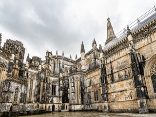 Fototapeta premium The Monastery of Batalha is a Dominican convent in the civil parish of Batalha, Portugal