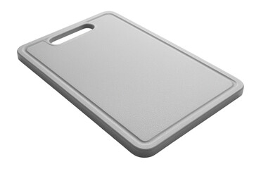 Plastic cutting board with textured surface