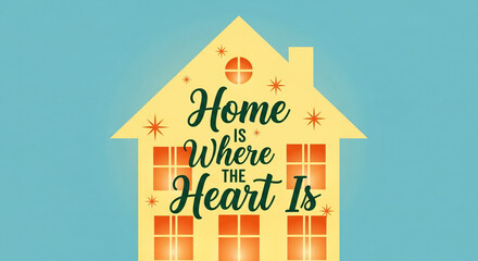 Home is Where the Heart Is - A Warm and Loving Message.