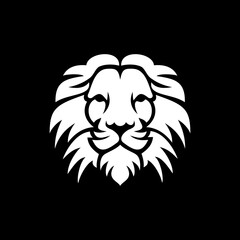 A sleek, modern, and powerful logo featuring a minimalist lion's head. The design uses clean lines and a simple geometric form to create a strong, memorable, and versatile icon. Ideal for startups, te