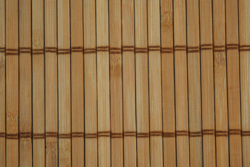 Natural bamboo mat texture for eco friendly or spa wellness concept