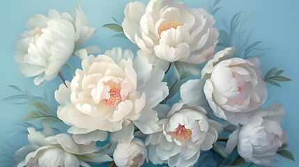 Fototapeta premium white rose in a vase