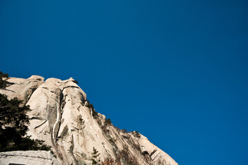 서울시 도봉구에 있는 도봉산의 풍경.