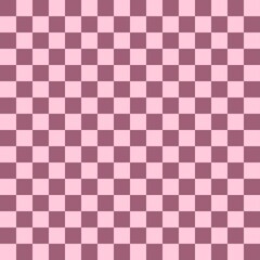 Dusty pink gingham checkered background pattern. Seamless plaid tartan pattern. Classic chessboard texture for tablecloth, kitchen decor, and wallpaper.
