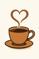 cup of tea  with heart