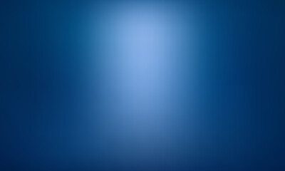 Deep blue gradient background with soft light emanating from above.