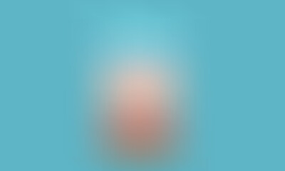 Close-up of a soft, glowing orb with a warm pink hue against a calming blue background.