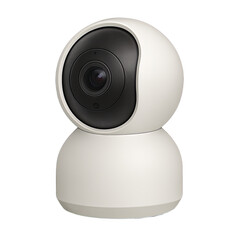 Modern security camera designed for smart homes.