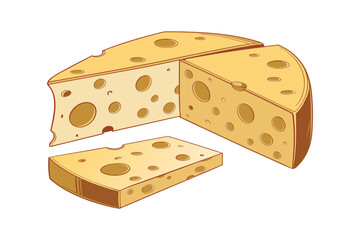 Cheese Texture Vector