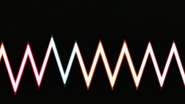 Abstract zigzag pattern design