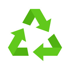 green recycle symbol element