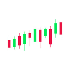 candlestick chart design element