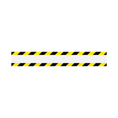under construction sign border design element