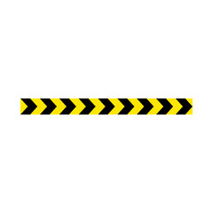 police line warning sign element