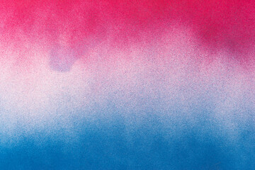 赤と青のスプレー塗料で塗った背景