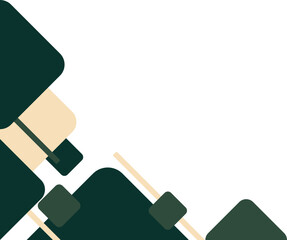 Modern Geometric Corner