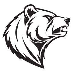 bear head vector