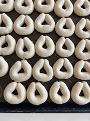 cookies on a white background