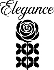 Black and White Floral & Geometric Pattern Set"