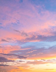 Obraz premium Soft sunset cloudscape (1)
