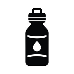 Water Bottle Icon Vector Illustration